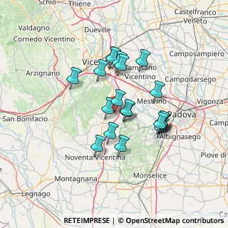 Mappa Via Cazzola, 36024 Mossano VI, Italia (11.2805)