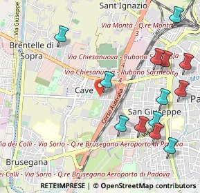 Mappa Str. Pelosa, 35136 Padova PD, Italia (1.26462)