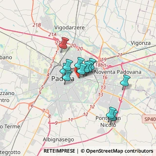 Mappa Via Giovanni Gradenigo, 35131 Padova PD, Italia (2.4125)