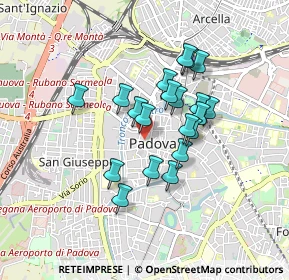 Mappa Biblioteca del Dipartimento di filosofia dell'Università degli studi di Padova, 35139 Padova PD, Italia (0.677)