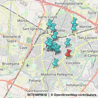 Mappa Piazza Capitaniato, 35139 Padova PD, Italia (1.16533)