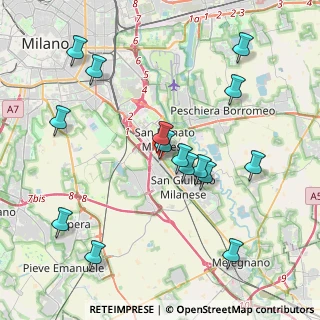 Mappa Via Adige, 20097 San Donato Milanese MI, Italia (4.26)