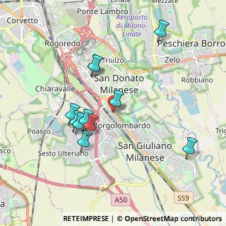 Mappa Via Adige, 20097 San Donato Milanese MI, Italia (1.75818)