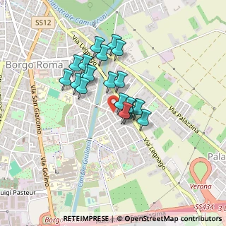 Mappa Via Pietro di Sacco, 37134 Verona VR, Italia (0.3255)