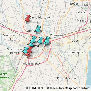 Mappa Padova, 35129 Noventa padovana PD, Italia (5.87909)
