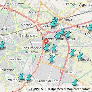 Mappa Padova, 35129 Noventa padovana PD, Italia (2.62412)