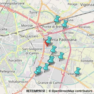 Mappa Padova, 35027 Noventa padovana PD, Italia (2.02182)