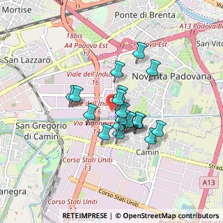 Mappa Padova, 35027 Noventa padovana PD, Italia (0.6045)