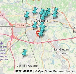 Mappa Presso Poliambulatorio Tecnomed, 37135 Verona VR, Italia (3.22471)