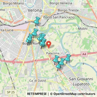 Mappa Villaggio Sant'Emilio, 37134 Verona VR, Italia (1.53417)