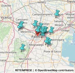 Mappa 35100 Padova PD, Italia (9.13067)