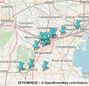 Mappa 35100 Padova PD, Italia (11.07917)