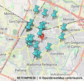 Mappa 35100 Padova PD, Italia (1.5275)