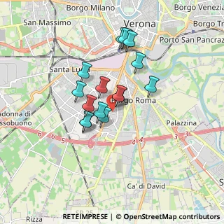 Mappa Via Angelo Messedaglia, 37135 Verona VR, Italia (1.38438)