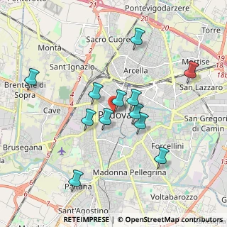 Mappa Piazza dei Signori, 35139 Padova PD, Italia (1.7175)