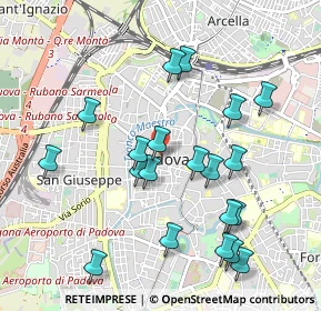 Mappa Piazza dei Signori, 35139 Padova PD, Italia (1.015)