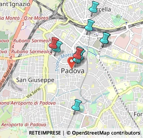 Mappa Piazza dei Signori, 35139 Padova PD, Italia (0.70727)