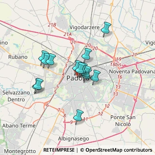 Mappa Piazza dei Signori, 35139 Padova PD, Italia (2.71643)