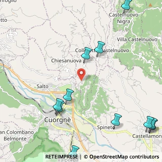 Mappa Via Pianezze, 10080 Borgiallo TO, Italia (3.05545)