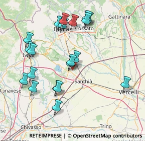 Mappa Strada vicinale dossi cacciona, 13881 Cavaglià BI, Italia (16.3625)