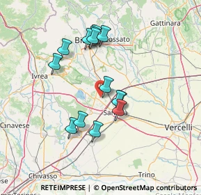 Mappa Strada vicinale dossi cacciona, 13881 Cavaglià BI, Italia (12.56786)