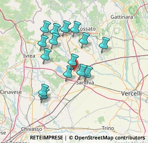 Mappa Strada vicinale dossi cacciona, 13881 Cavaglià BI, Italia (12.48933)