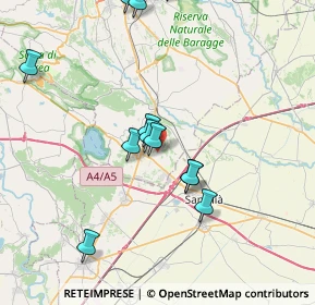 Mappa Strada vicinale dossi cacciona, 13881 Cavaglià BI, Italia (7.91917)