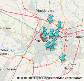 Mappa Via Pietro D'Abano, 35139 Padova PD, Italia (2.27909)