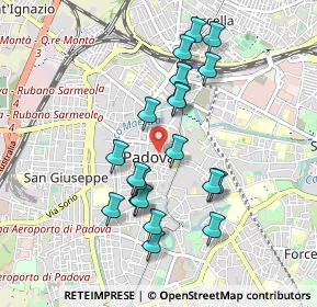 Mappa Via Pietro D'Abano, 35139 Padova PD, Italia (0.852)