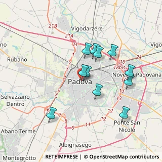 Mappa Via Pietro D'Abano, 35139 Padova PD, Italia (3.24818)
