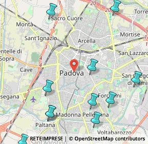 Mappa Piazza della Frutta, 35139 Padova PD, Italia (2.84364)