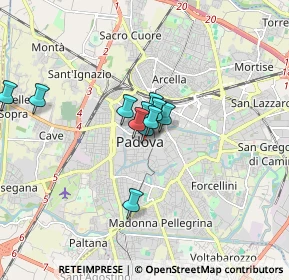 Mappa Piazza della Frutta, 35139 Padova PD, Italia (1.07364)