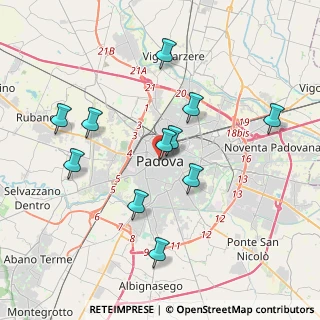 Mappa Via S. Clemente, 35139 Padova PD, Italia (3.66909)