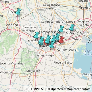 Mappa Via Nazario Sauro, 35139 Padova PD, Italia (9.29667)