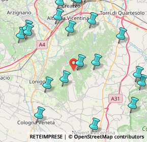 Mappa Via Ghenzo, 36040 San Germano dei Berici VI, Italia (10.9045)