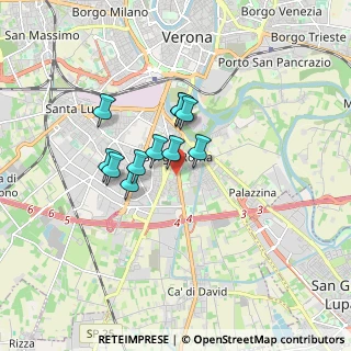 Mappa Via San Giacomo, 37134 Verona VR, Italia (1.16818)
