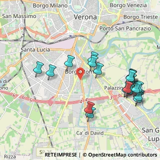 Mappa Via San Giacomo, 37134 Verona VR, Italia (2.25368)