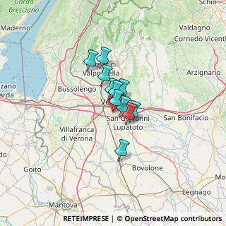 Mappa Via San Giacomo, 37134 Verona VR, Italia (7.02455)
