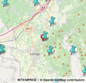 Mappa Via A. De. Gasperi, 36040 Sarego VI, Italia (6.51)