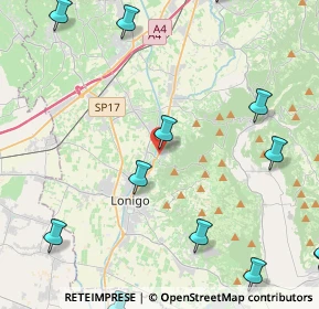 Mappa Via A. De. Gasperi, 36040 Sarego VI, Italia (6.692)