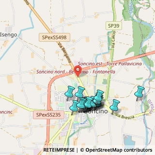 Mappa Via Bergamo, 26029 Soncino CR, Italia (1.0275)