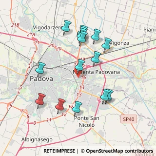 Mappa Viale della Navigazione Interna, 35127 Padova PD, Italia (3.83533)