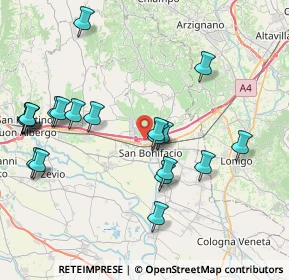 Mappa Via Fornace, 37038 Soave VR, Italia (8.8425)