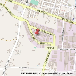 Mappa Via Meucci, 1, 35030 Selvazzano Dentro, Padova (Veneto)