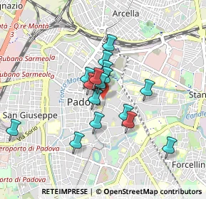 Mappa Via Giovanni Anghinoni, 35121 Padova PD, Italia (0.64941)