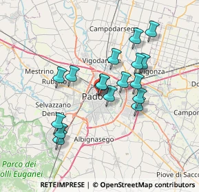 Mappa Piazza Camillo Benso Conte di Cavour, 35122 Padova PD, Italia (6.08706)