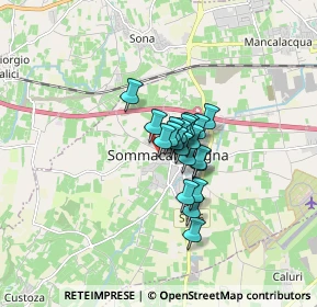 Mappa Via Don Silvio Tramonte, 37066 Sommacampagna VR, Italia (0.8845)