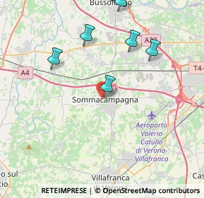 Mappa Via Don Silvio Tramonte, 37066 Sommacampagna VR, Italia (6.12833)