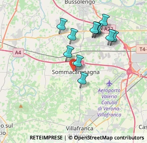 Mappa Via Don Silvio Tramonte, 37066 Sommacampagna VR, Italia (3.38273)