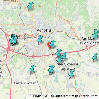 Mappa Via Riccione, 37134 Verona VR, Italia (5.418)